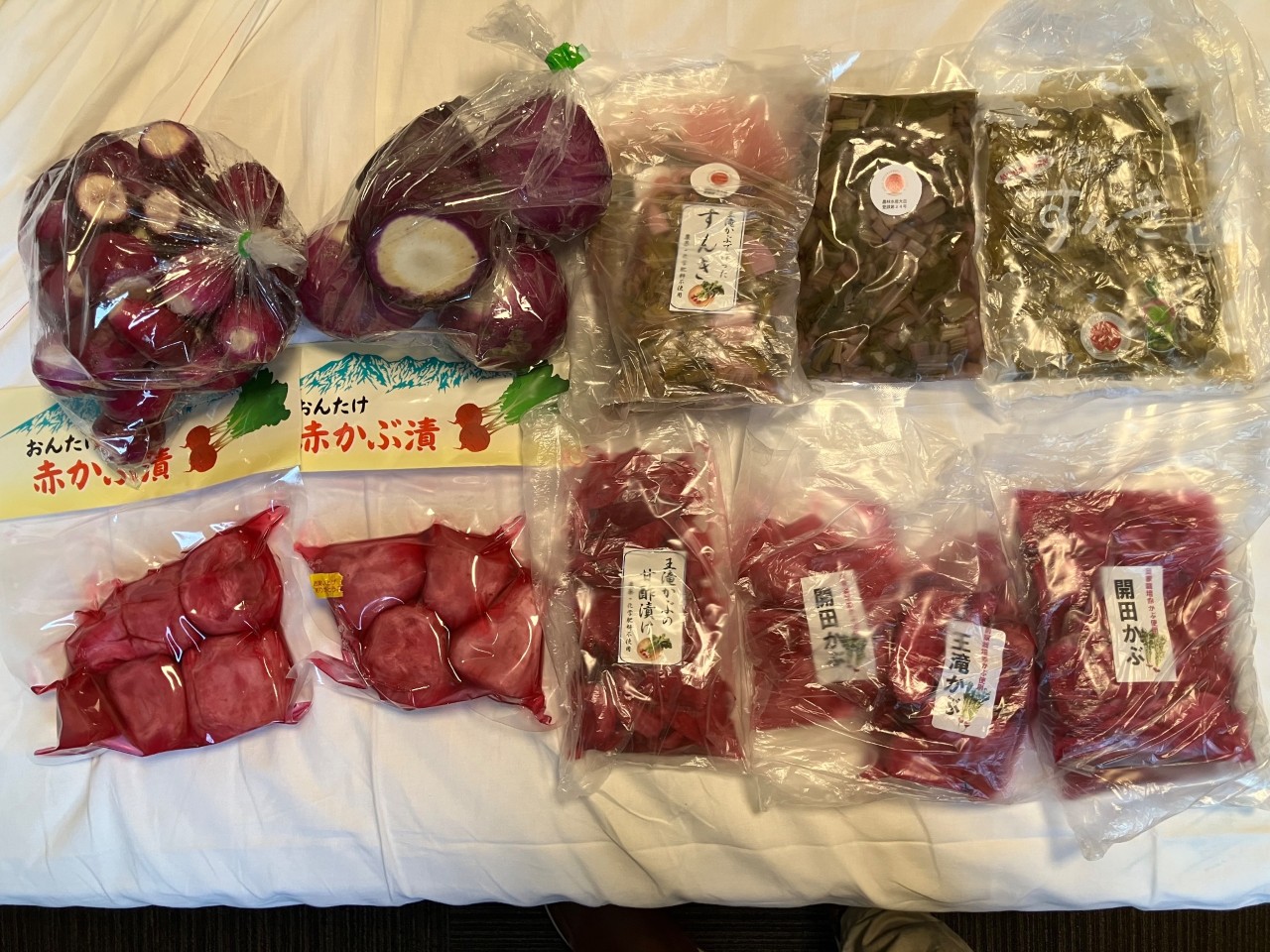 長野県木曽地方の在来カブの漬物とすんき漬け